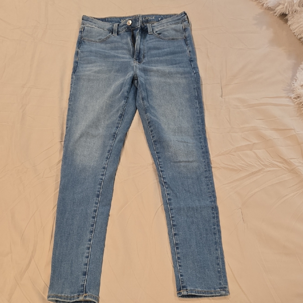 American Eagle Ne(x)t Level Stretch Blue Skinny Jeans